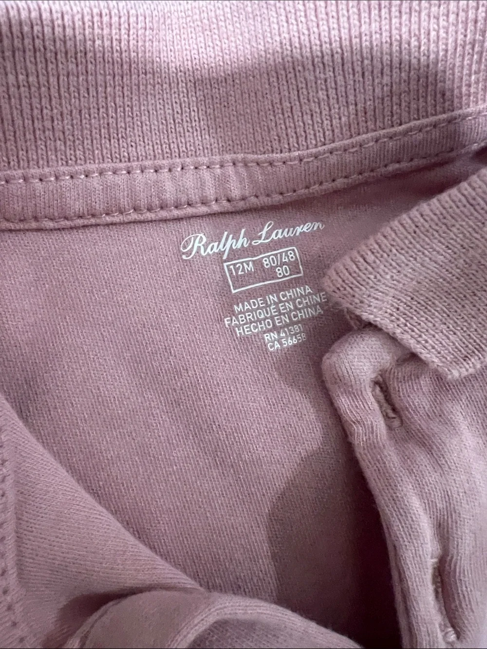 Ralph Lauren Pink Ruffle-Hem Polo Dress
